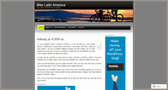 Desktop Screenshot of bikelatinamerica.wordpress.com