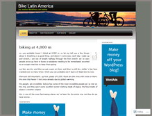 Tablet Screenshot of bikelatinamerica.wordpress.com