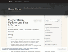 Tablet Screenshot of planetzebes.wordpress.com