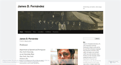 Desktop Screenshot of jamesdanielfernandez.wordpress.com