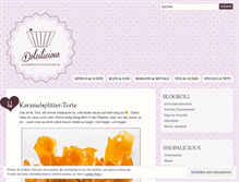Tablet Screenshot of dolcilicious.wordpress.com