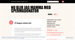 Desktop Screenshot of mammamedspermadonator.wordpress.com