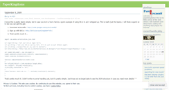 Desktop Screenshot of paperkingdoms.wordpress.com