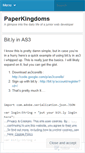 Mobile Screenshot of paperkingdoms.wordpress.com