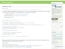 Tablet Screenshot of paperkingdoms.wordpress.com