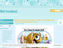 Tablet Screenshot of fishhookedcartoons.wordpress.com