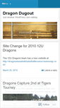 Mobile Screenshot of dragondugout.wordpress.com