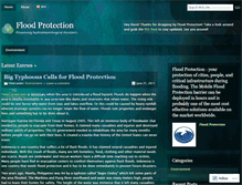 Tablet Screenshot of floodprotection.wordpress.com