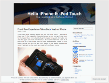 Tablet Screenshot of helloiphone.wordpress.com
