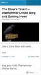 Mobile Screenshot of crowstavern.wordpress.com