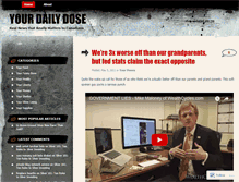 Tablet Screenshot of dailydose4u.wordpress.com