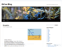Tablet Screenshot of gk1as.wordpress.com