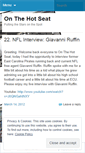 Mobile Screenshot of hotseatsports.wordpress.com