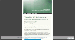 Desktop Screenshot of ihophousing.wordpress.com
