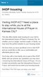 Mobile Screenshot of ihophousing.wordpress.com