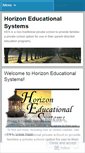 Mobile Screenshot of horizonedusys.wordpress.com