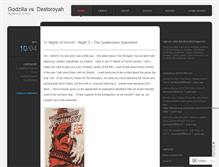 Tablet Screenshot of destoroyah.wordpress.com