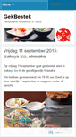 Mobile Screenshot of gekbestek.wordpress.com