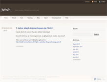Tablet Screenshot of johdh.wordpress.com
