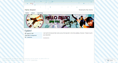 Desktop Screenshot of hellomusic.wordpress.com