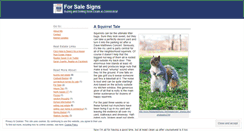 Desktop Screenshot of forsalesigns.wordpress.com