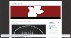 Desktop Screenshot of domesticempire.wordpress.com