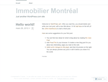 Tablet Screenshot of mathieugregory.wordpress.com