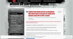 Desktop Screenshot of mcguireaircompressors.wordpress.com