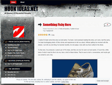Tablet Screenshot of hookideas.wordpress.com