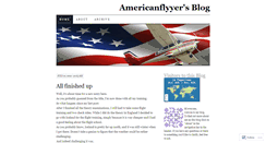 Desktop Screenshot of americanflyyer.wordpress.com