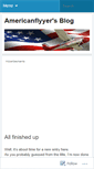 Mobile Screenshot of americanflyyer.wordpress.com