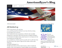 Tablet Screenshot of americanflyyer.wordpress.com