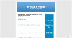 Desktop Screenshot of bernasol.wordpress.com