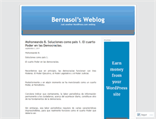 Tablet Screenshot of bernasol.wordpress.com