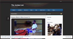 Desktop Screenshot of jordanlist.wordpress.com