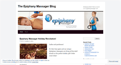 Desktop Screenshot of epiphanymassager.wordpress.com