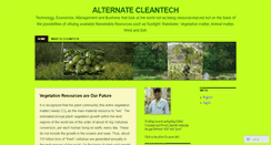 Desktop Screenshot of agrobiogenicscleantech.wordpress.com