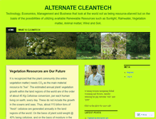 Tablet Screenshot of agrobiogenicscleantech.wordpress.com