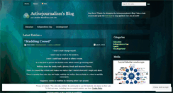 Desktop Screenshot of activejournalism.wordpress.com