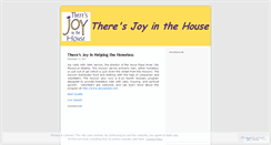 Desktop Screenshot of joyinthehouse.wordpress.com