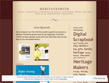 Tablet Screenshot of heritagesmith.wordpress.com