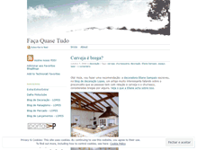 Tablet Screenshot of facaquasetudo.wordpress.com