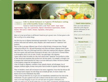 Tablet Screenshot of foodandmearelikethis.wordpress.com
