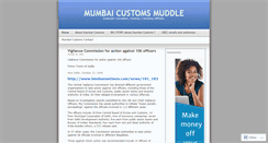 Desktop Screenshot of customsmuddle.wordpress.com