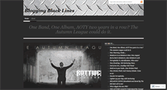 Desktop Screenshot of bloggingblacklines.wordpress.com