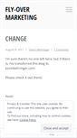 Mobile Screenshot of flyovermarketing.wordpress.com