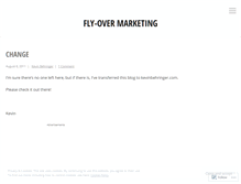 Tablet Screenshot of flyovermarketing.wordpress.com