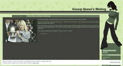 Desktop Screenshot of gosssipqueen.wordpress.com