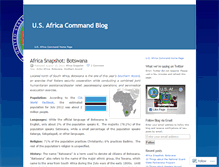 Tablet Screenshot of africom.wordpress.com