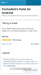 Mobile Screenshot of fachadick.wordpress.com